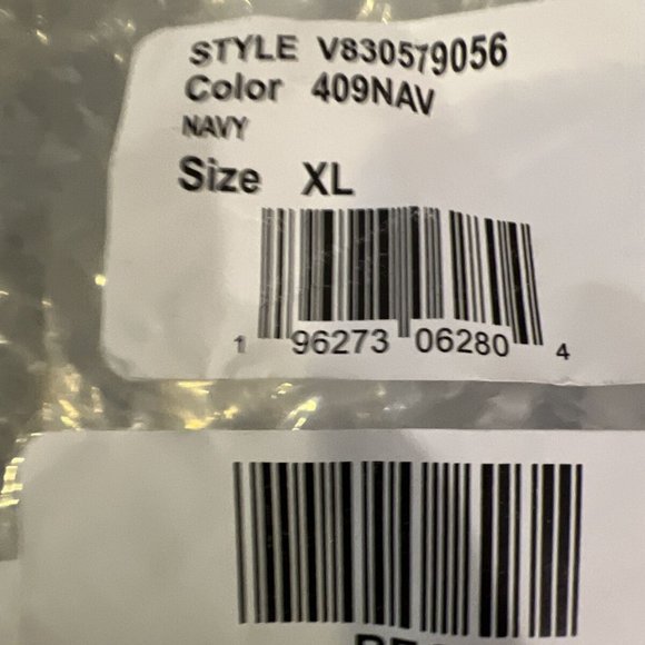 Vince Women's 100% Organic Cotton Crochet Cardigan Sweater Navy Blue XL - Picture 13 of 15